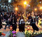 تحویل سال نو در گلزار شهدای بهشت زهرای تهران