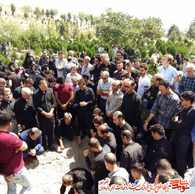 تشییع پیکر جانباز تشییع پیکر جانباز