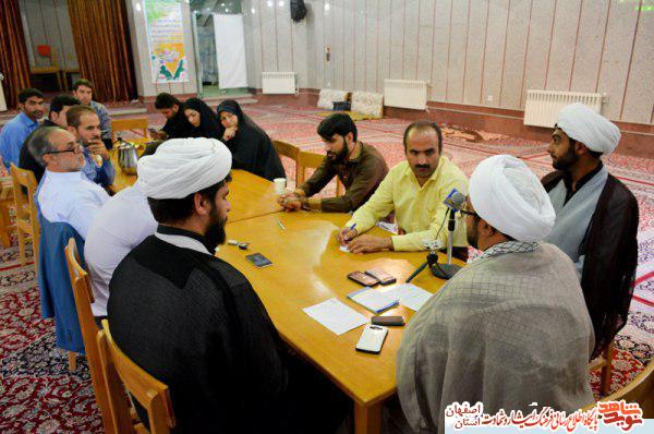 برگزاری پیش نشست هشتمین یادواره شهدای روحانی شهرستان خمیتنی شهد
