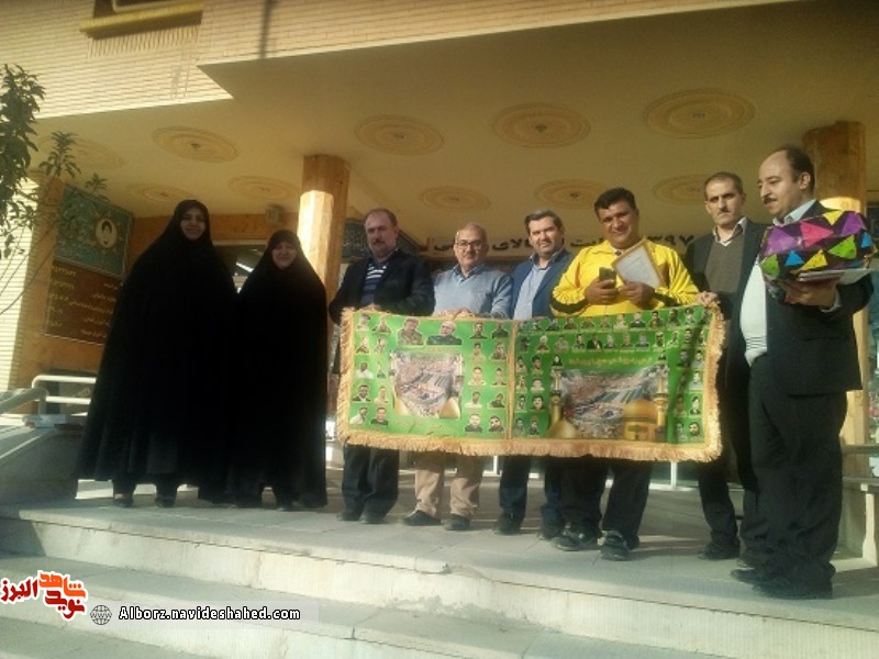 دوچرخه سوار بسیجی حامل پیام شهدا وارد استان البرز شد