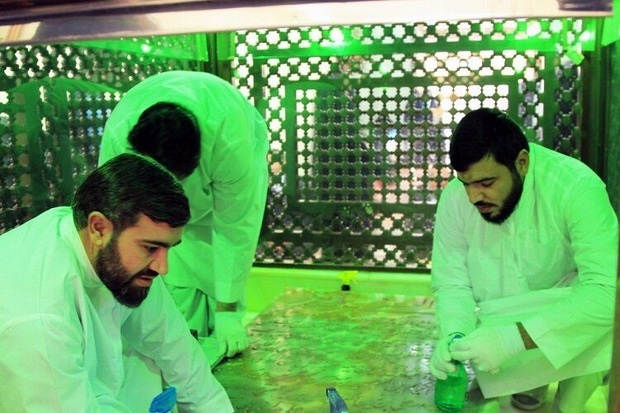 آرامگاه شهید مدرس در کاشمر غبارروبی شد آرامگاه شهید مدرس در کاشمر غبارروبی شد