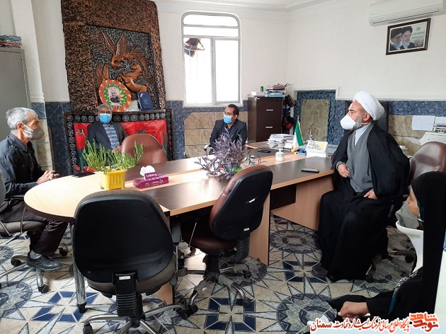 دیدار مدیر کل بنیاد شهید استان با جانباز ۳۵ درصد مهدیشهری دیدار مدیر کل بنیاد شهید استان با جانباز ۳۵ درصد مهدیشهری
