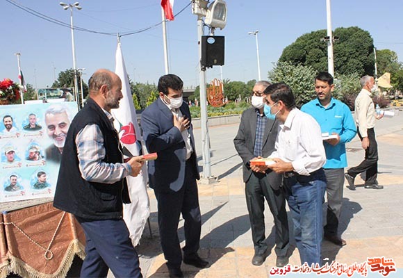 گزارش تصویری از تجلیل از پیام‌آوران ایثار استان قزوین