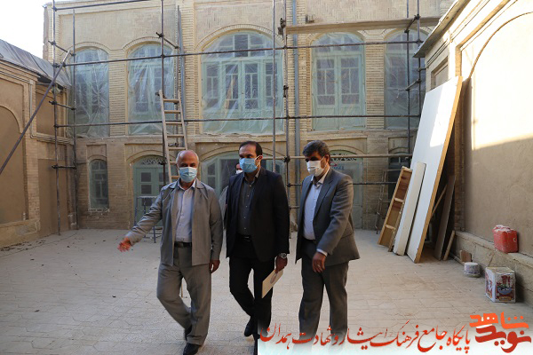 گزارش تصویری| بازدید دکتر نریمانی از بیت آیت الله مدنی