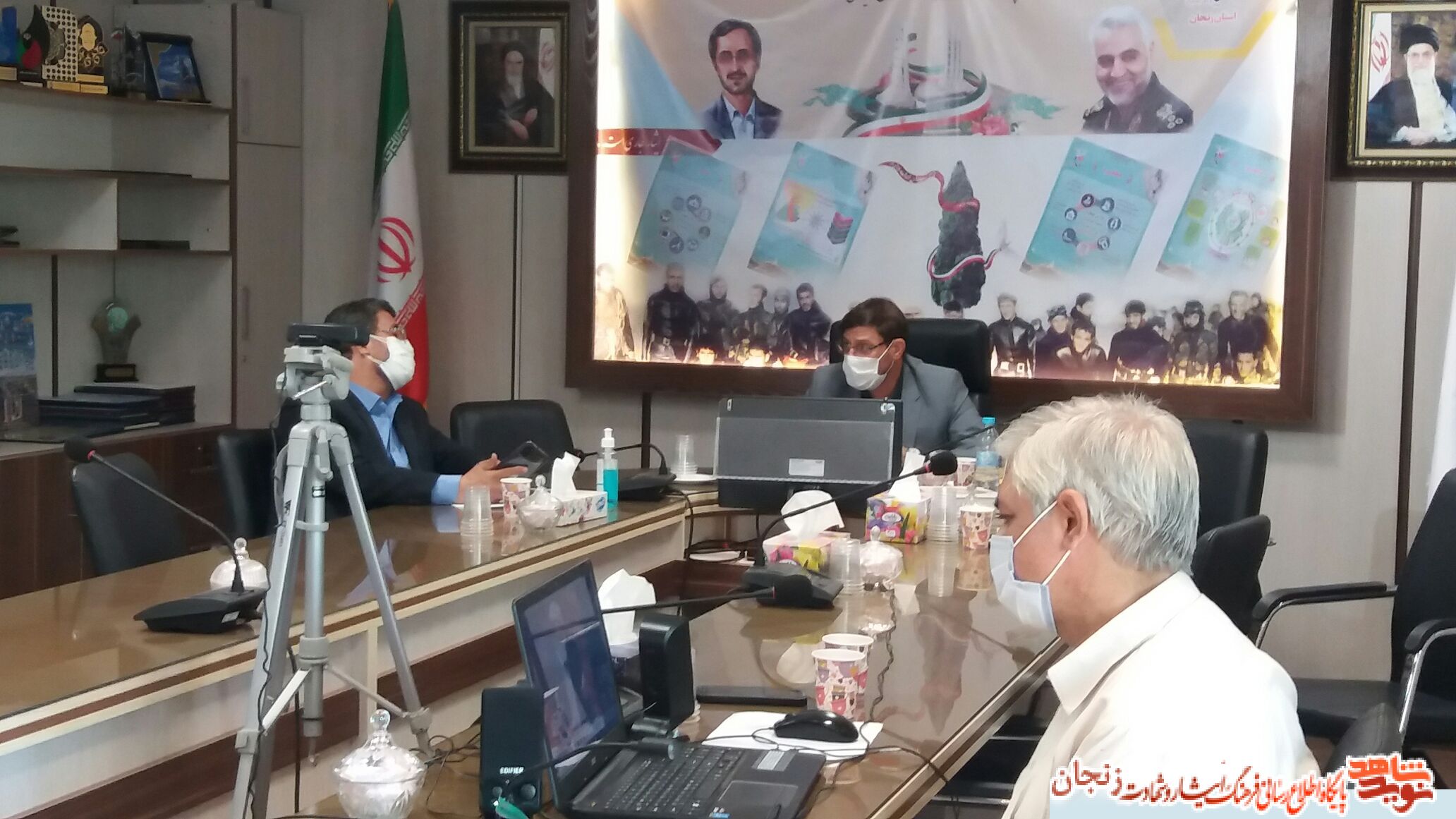 گزارش تصویری/ حضور مدیرکل بنیاد استان زنجان در نشست رسانه‌ای رئیس بنیاد شهید