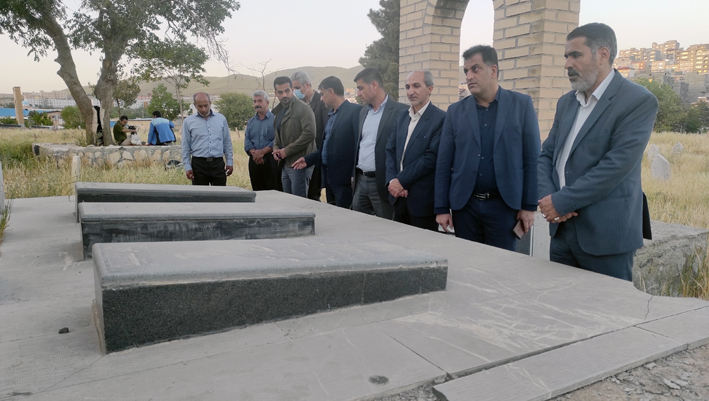مزار شهدای «تایله» سنندج ساماندهی می‌شود