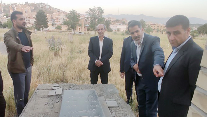 مزار شهدای «تایله» سنندج ساماندهی می‌شود