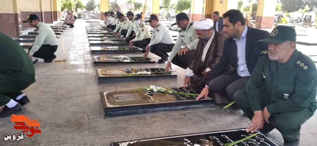 مسئولان تاکستان با آرمان‌های شهدا تجدید بیعت کردند