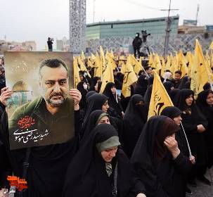 گزارش تصویری /آئین تشییع شهید «سردار رضی موسوی»