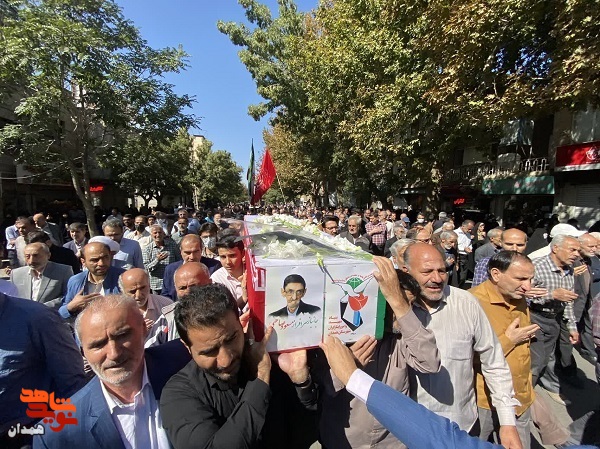 پیکر شهید «مسعود صاحبی» در سرای ابدی آرام گرفت