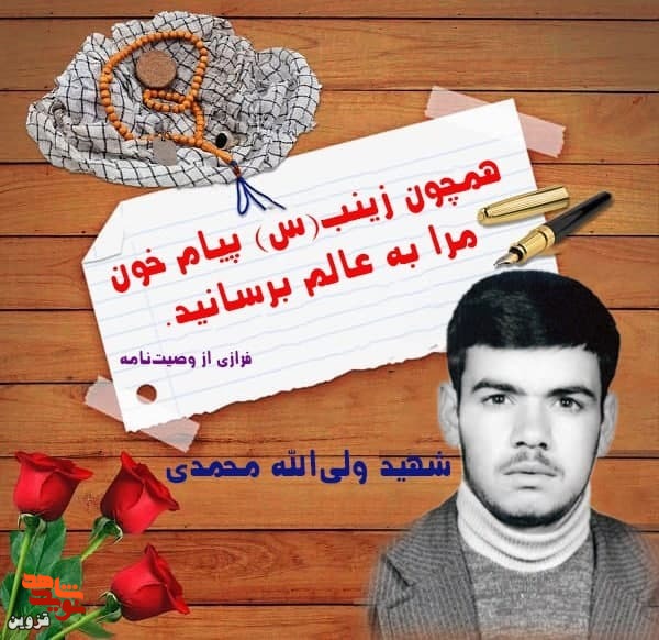 همچون زینب (س) پیام خون مرا به عالم برسانید