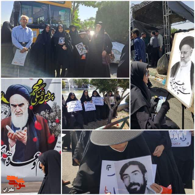 حضور خانواده‌های معظم شهدا و ایثارگران تهران بزرگ در مراسم سالگرد ارتحال امام خمینی(ره)