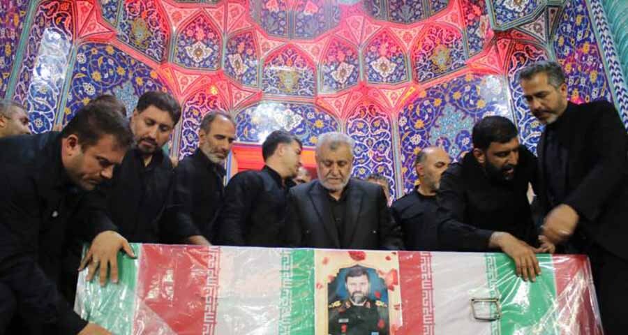 پیکر شهید«سیدمهدی موسوی» در آستان حضرت عبدالعظیم(ع) آرام گرفت