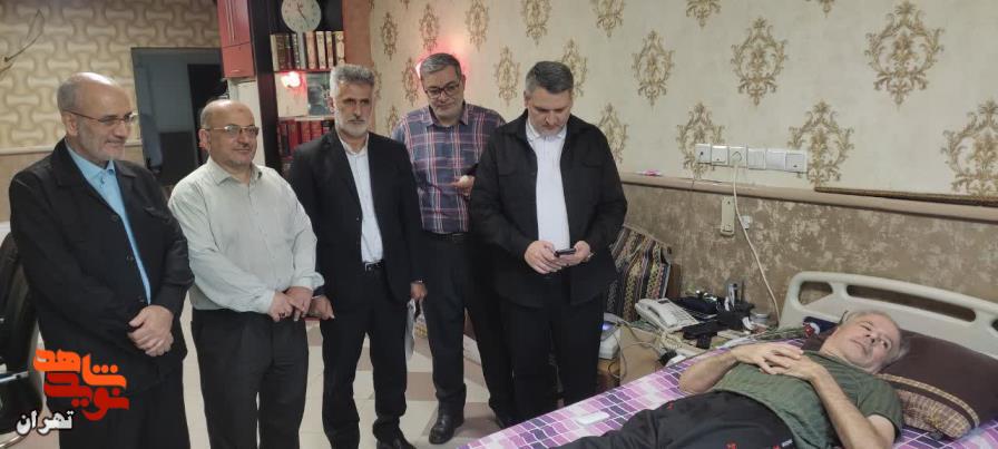 جمعی از مسئولین سازمان ها با جانبازان در آسایشگاه بهشتی تهران دیدار کردند