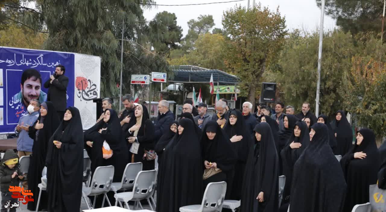 مراسم نهمین سالگرد شهادت شهدای «اربعه حلب» در بهشت زهرا(س)برگزار شد