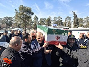 گزارش تصویری/ مراسم تشییع پیکر جانباز شهید«علی...