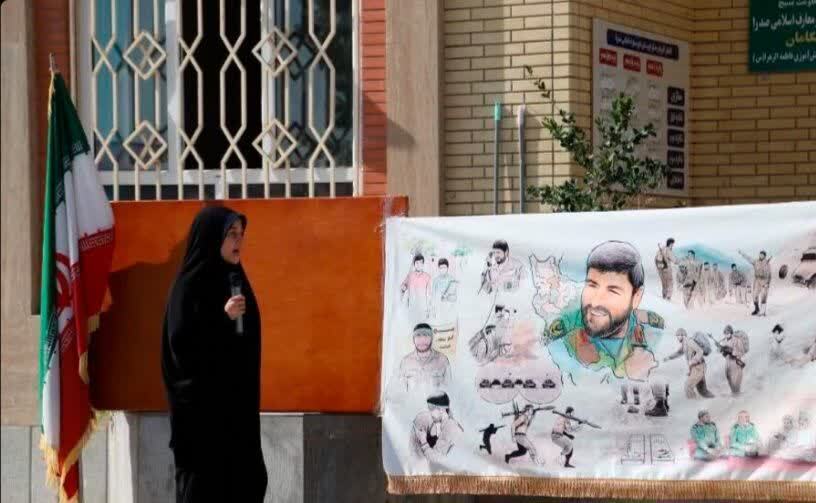 تصاویر/آیین رونمایی از نقاله‌خوانی و پرده‌خوانی شهدای شاخص خراسان شمالی