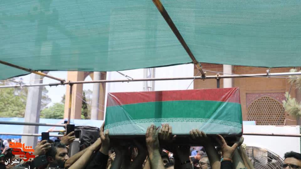 تشییع پیکر کوچک‌ترین شهید ایران«یاران قاسمیان»