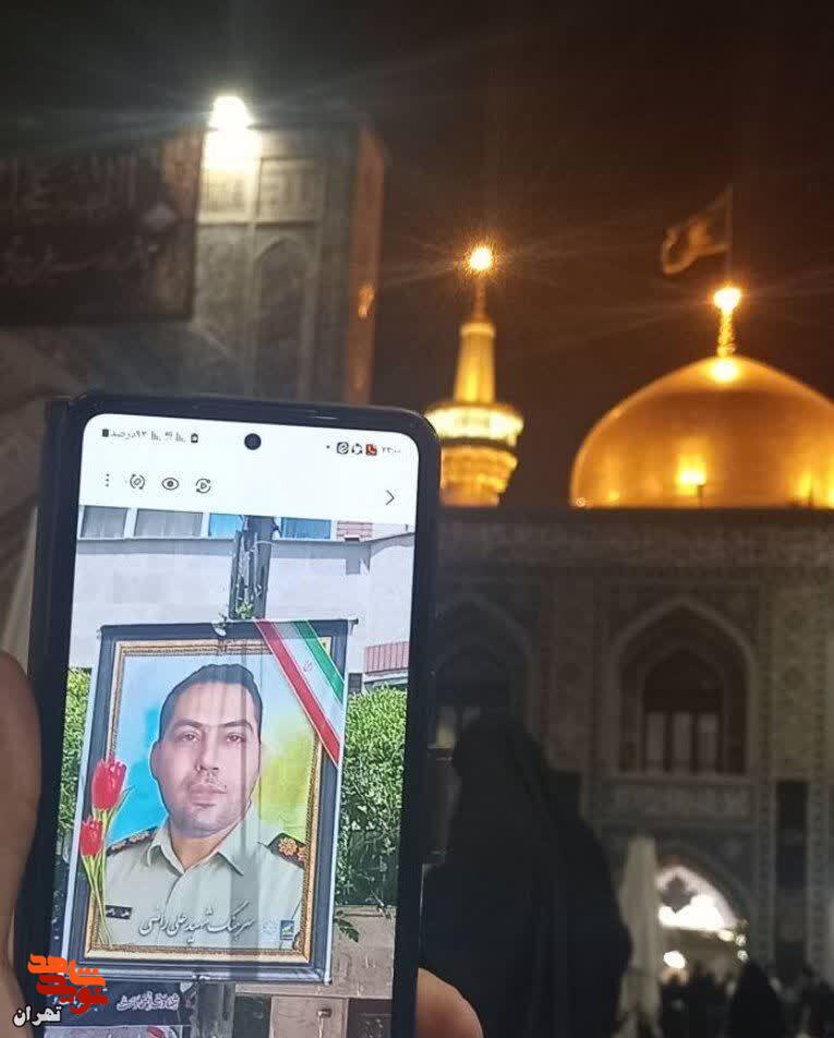 سلامی به نیابت از شهدای اقتدار در حرم علی بن موسی الرضا علیه السلام