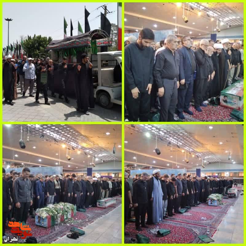مراسم تشییع پیکر شهیدپاسدار «میر سعید حسینی» برگزار شد