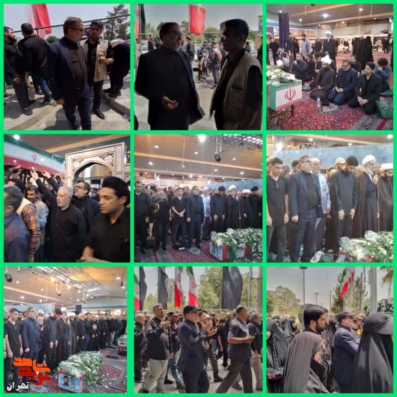 مراسم تشییع پیکر شهیدپاسدار «میر سعید حسینی» برگزار شد