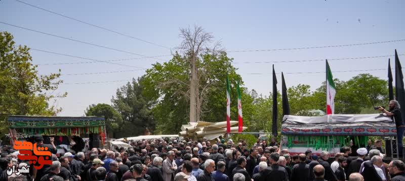 شانزدهمین روز خاکسپاری شهدای «مقاومت ملی» در بهشت زهرا(س)