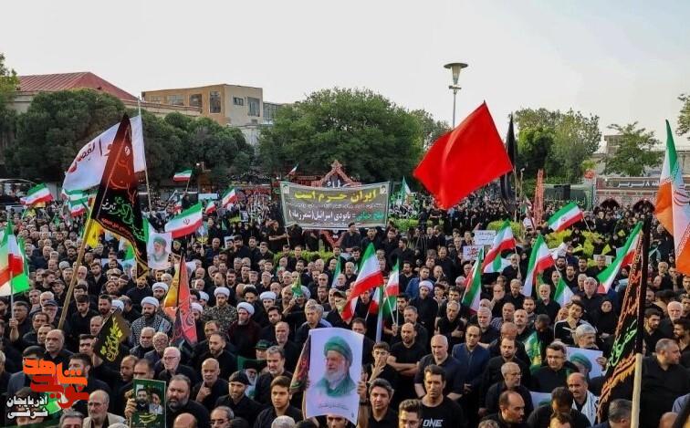 خروش عاشورایی تبریز علیه صهیونیسم؛ از سینه‌زنی برای حسین (ع) تا فریاد برای قدس