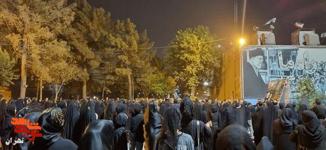 حال و هوای شام غریبان در مزار شهدای مدافع وطن
