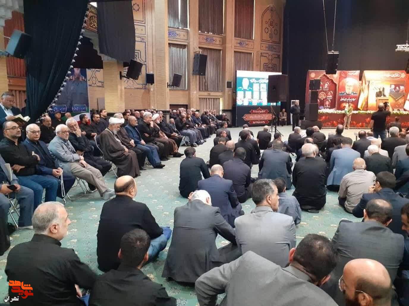 مراسم بزرگداشت شهدای قرارگاه خاتم‌الانبیا برگزار شد