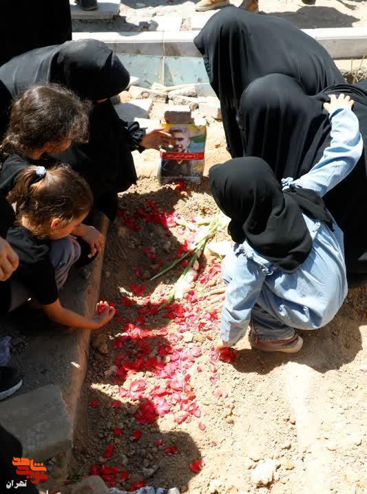 برگزاری مراسم خاکسپاری جمعی از شهدای حملات ددمنشانه رژیم صهیونیستی در بهشت زهرا(س)