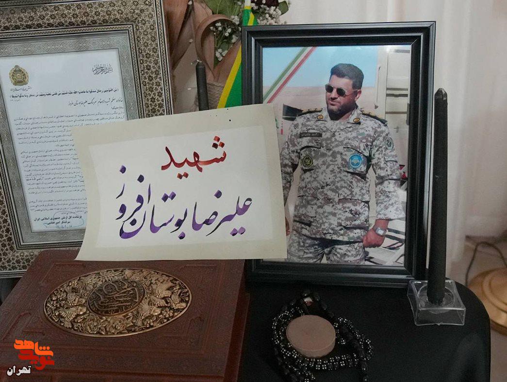 دیدار مدیرکل بنیاد شهید تهران با خانواده شهیدان علیرضا بوستان‌افروز، مرتضی طیب مسعود و جابر بیات