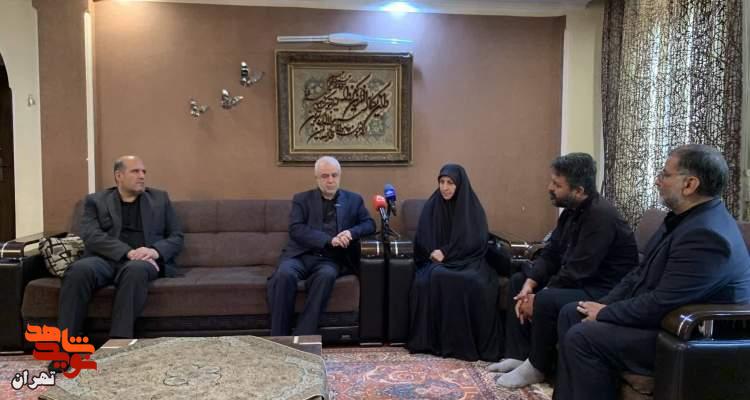 دیدار مدیرکل بنیاد شهید تهران با خانواده های شهدای اقتدار ملی