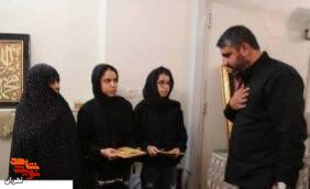 بازدید نایب رئیس شورای شهر و مسئول سازمان بسیج شهرداری تهران از خانواده‌های شهدای جنگ ۱۲ روزه در منطقه ۱۴
