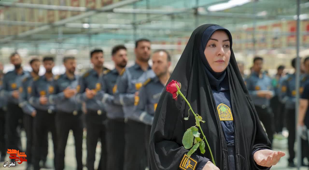 ادای احترام کارکنان یگان حفاظت متروی تهران به مقام شامخ شهدای