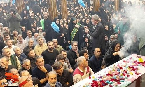 مراسم وداع با پیکر مطهر شهید «محمودی» در آمل +تصاویر