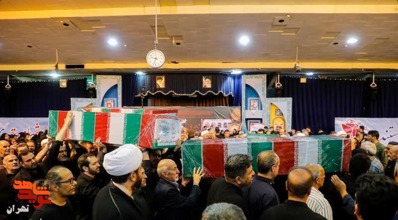 سومین روز خاکسپاری شهدای حملات وحشیانه رژیم صهیونی در بهشت زهرا(س)+تصاویر