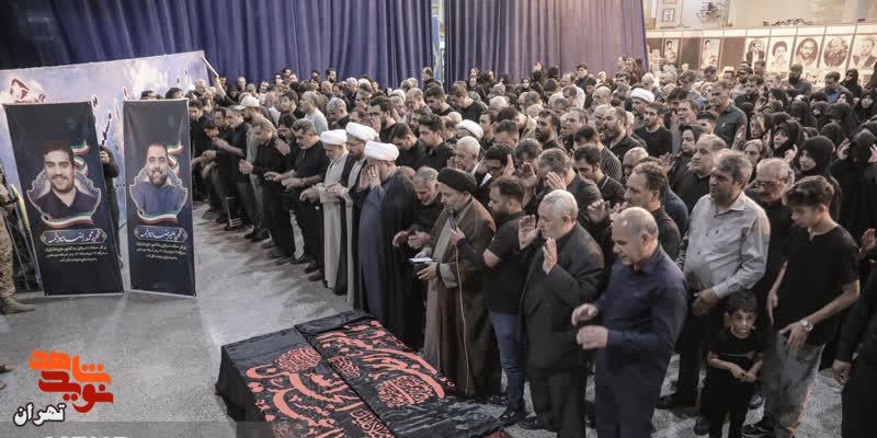 چهارمین روز خاکسپاری شهدای حملات وحشیانه رژیم صهیونی در قطعه ۴۲ بهشت زهرا(س)+تصاویر