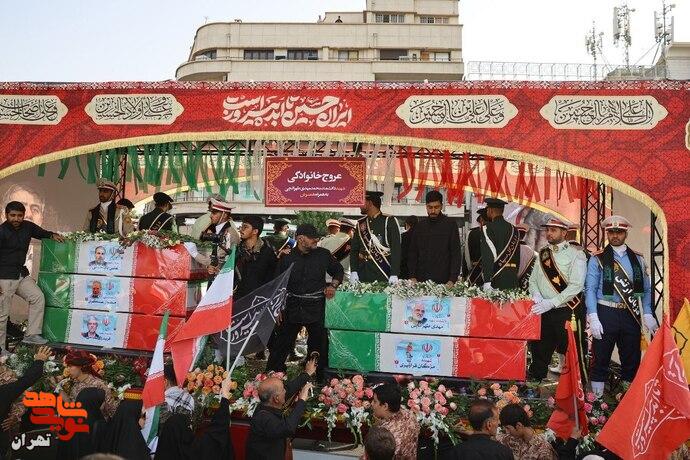 تشییع با شکوه شهدای اقتدار ملی ایران