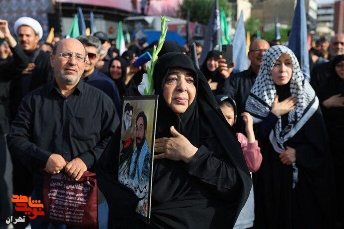 تشییع با شکوه شهدای اقتدار ملی ایران