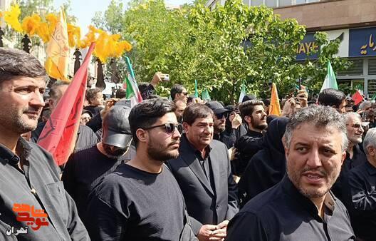 تشییع با شکوه شهدای اقتدار ملی ایران