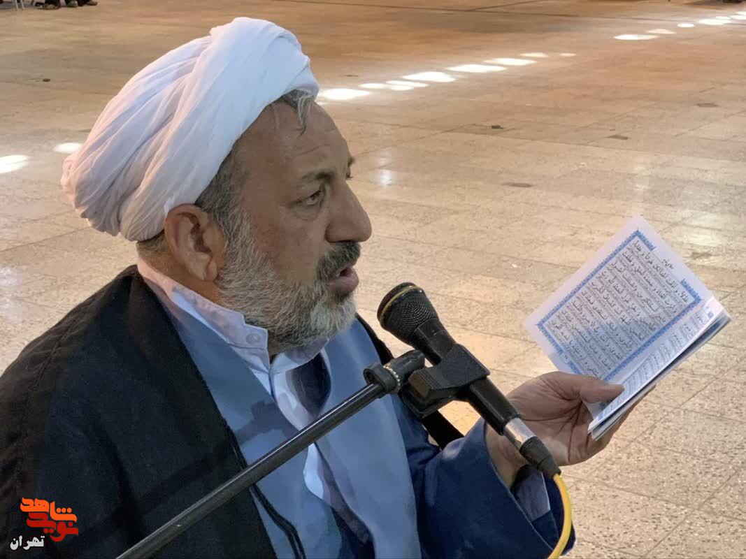 نوای دلنشین دعای ندبه در گلزار شهدای تهران طنین انداز شد