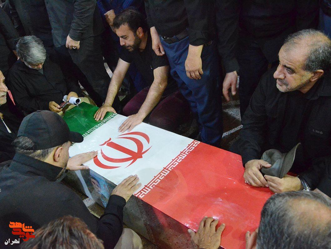 تشییع پیکر ۱۶ تن از شهدای حملات رژیم صهیونیستی در گلزار شهدای بهشت زهرای تهران