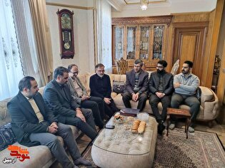 دیدار با جانباز دکتر «علیرضا آقاجعفری» از نخبگان شاهد و ایثارگر اردبیل