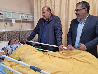 مدیرکل بنیاد شهید تهران بزرگ از جانباز سرافراز...