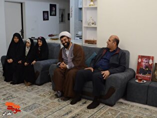 دیدار مدیرکل بنیاد شهید تهران بزرگ با خانواده...