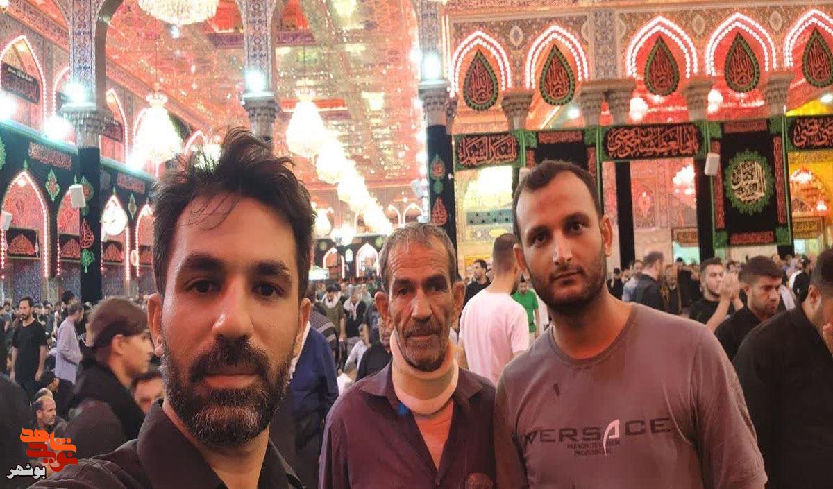 از کربلا تا مسیر شهادت؛ روایت تصویری از زیارت شهید سید دانیال سجادی