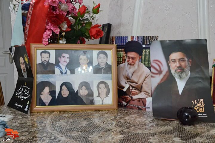 دیدار مدیرکل بنیاد شهید تهران بزرگ با مادر پنج شهید و همسر شهید