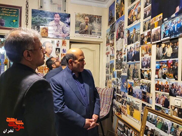 دیدار مدیرکل بنیاد شهید تهران بزرگ با خانواده شهید خبرنگار «علیرضا افشار»