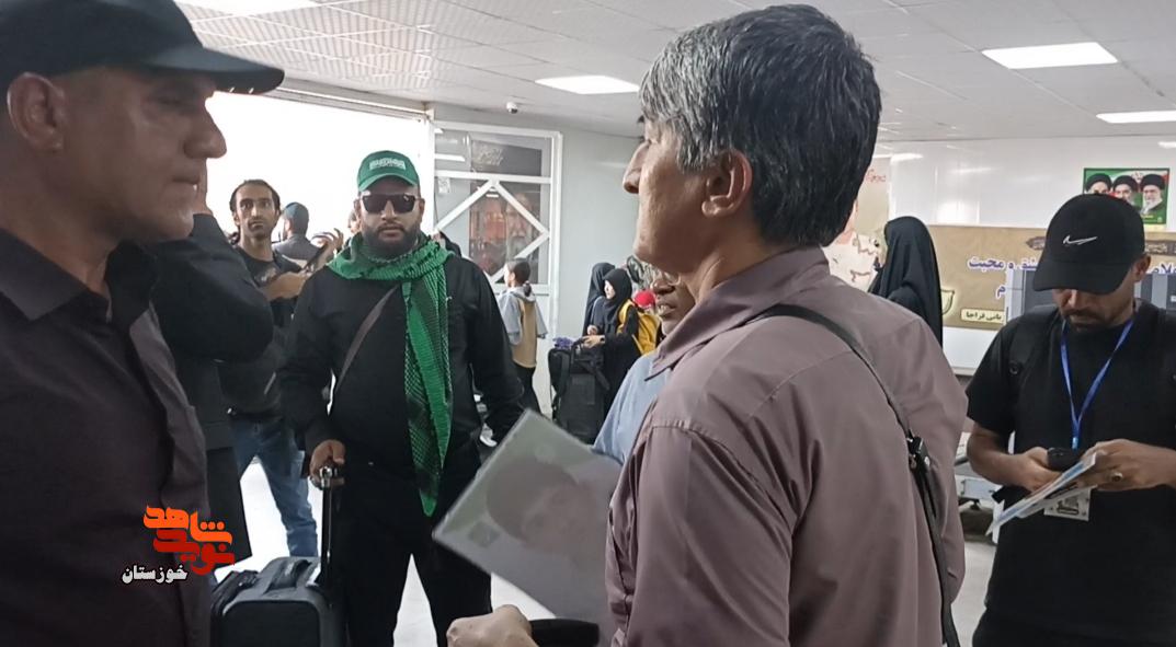 کاروان خانواده‌های معظم شهدای مدرسه «طیبه الشجره» از پایانه مرزی شلمچه راهی حریم حسینی شدند