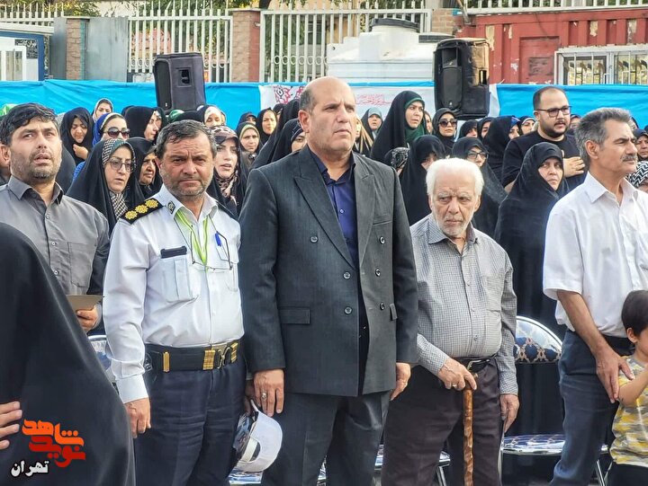حضور مدیرکل بنیاد شهید تهران در مراسم بزرگداشت شهید «مجید قربانخانی»